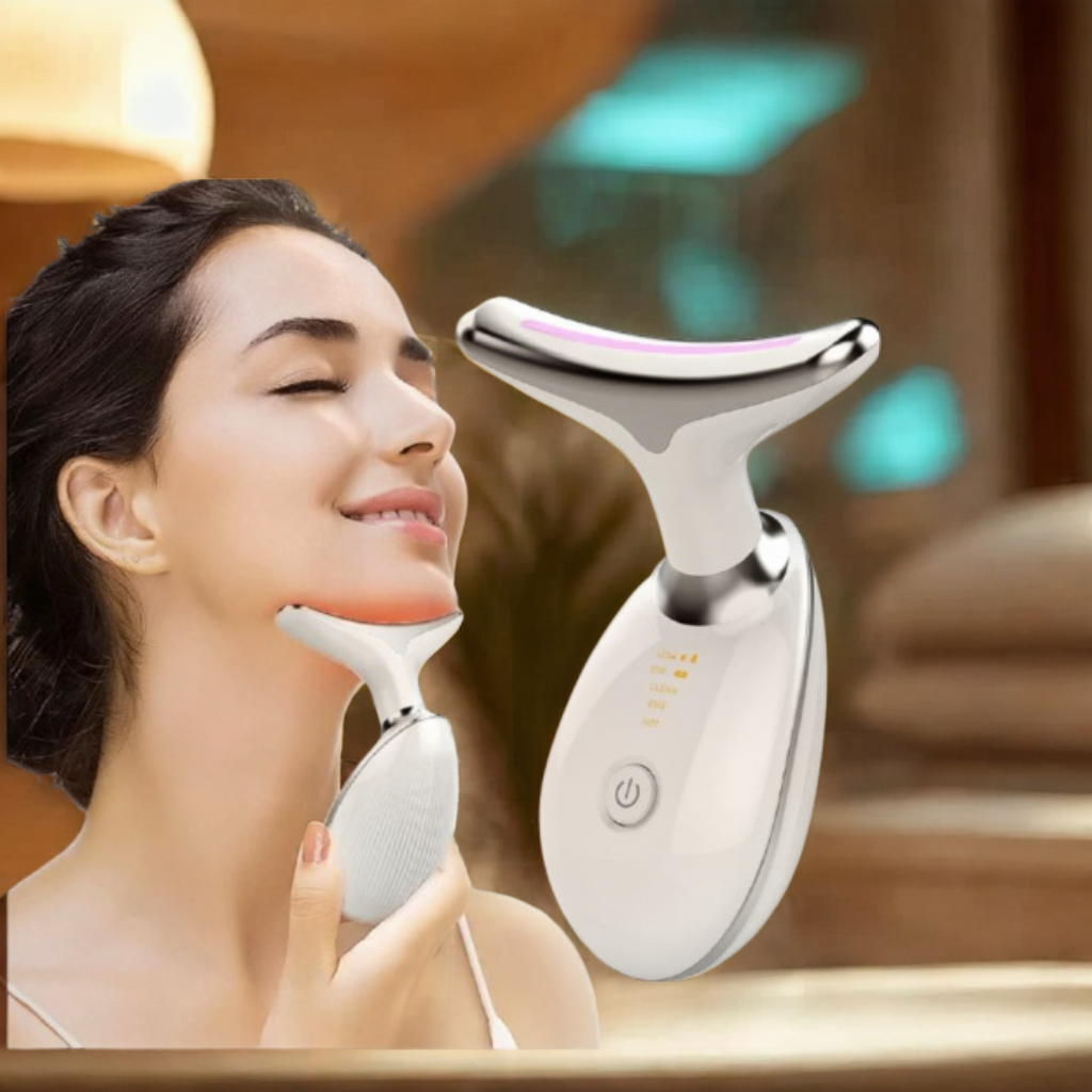 AuraSkinLux™ Facial & Neck Lifting Massager